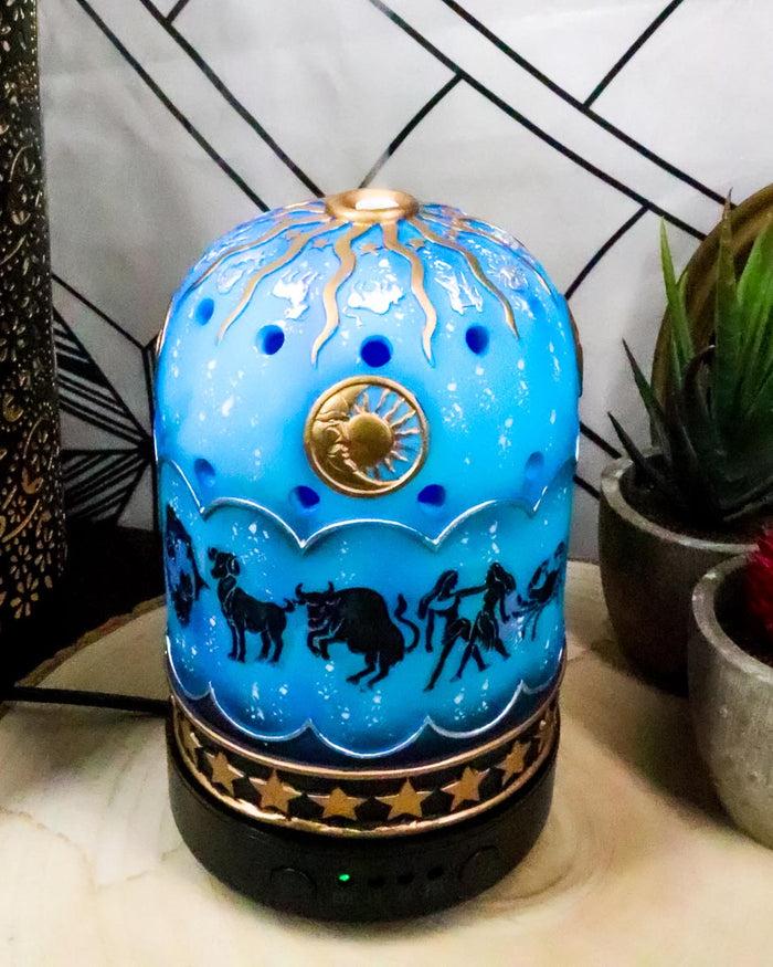 ebros gift Ebros Greek Zodiac Signs Sun Moon Horoscopes Aroma Oil Diffuser With LED Night Lights
