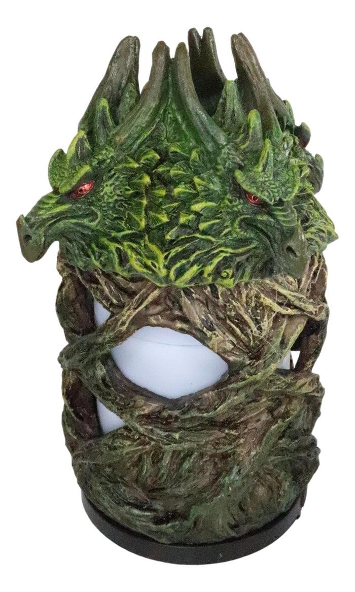Ebros Gift Ebros Greenman Dryad Tree Hydra 4 Headed Dragon Aroma Oil Diffuser With LED Lights