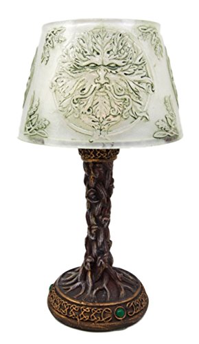 Ebros Gift Ebros Greenman Whispering Willows Mini LED Table Courtesy Lamp Figurine 7.5"H