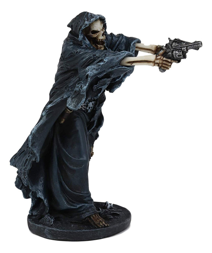 Ebros Gift Ebros Grim Reaper Assassin With Guns Revolvers Skeleton Death Fantasy Horror