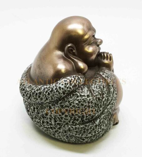 Ebros Gift Ebros Happy Buddha Blissful Meditation Figurine Amulet Buddhism Eastern Enlightenment