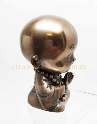Ebros Gift Ebros Happy Buddha Joyful Baby Monk Meditating Inner Peace Figurine Ohm Bodhisattva