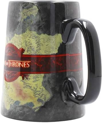 Ebros Gift Ebros HBO Series Game Of Thrones Map Of Westeros And Essos Ceramic Mug 5.5"Tall