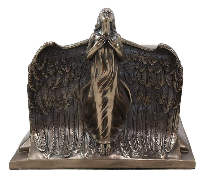 Ebros Gift Ebros Heaven Bound Rising Angel Funeral Cremation Urn Resin Statue Memorial Angels 9"H