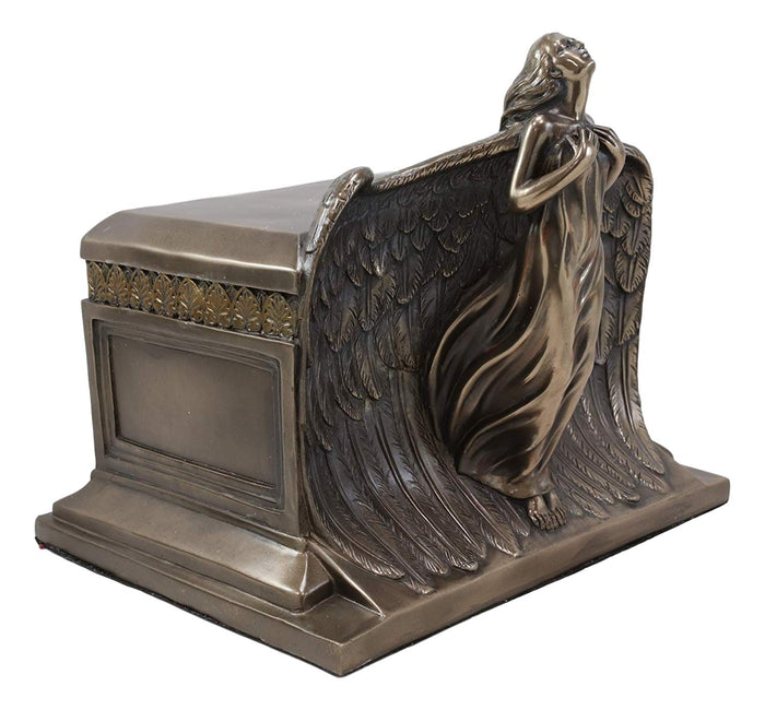 Ebros Gift Ebros Heaven Bound Rising Angel Funeral Cremation Urn Resin Statue Memorial Angels 9"H
