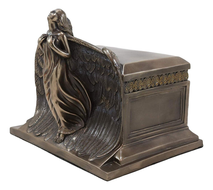 Ebros Gift Ebros Heaven Bound Rising Angel Funeral Cremation Urn Resin Statue Memorial Angels 9"H