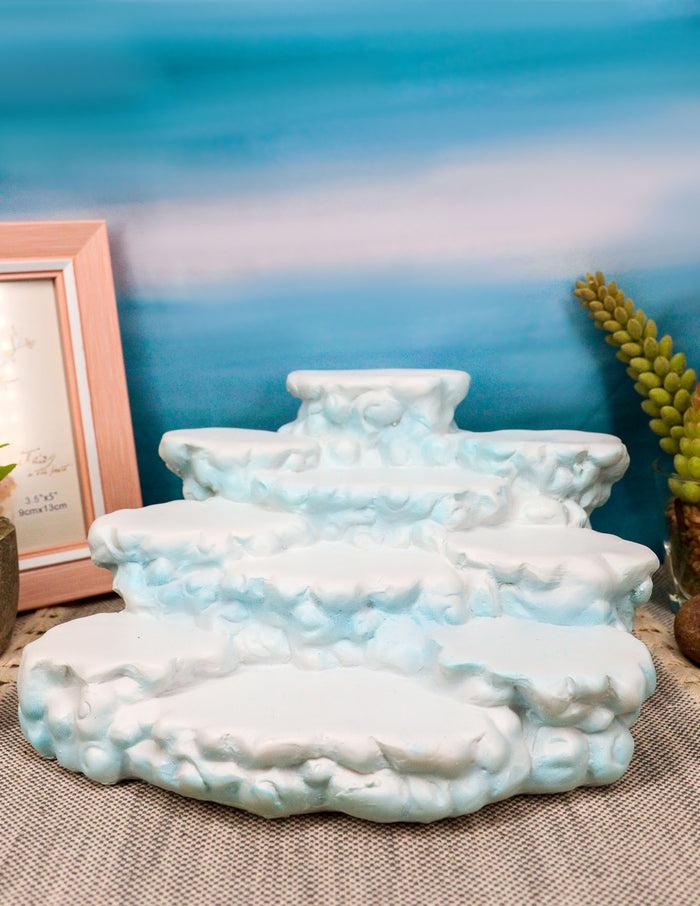 ebros gift Ebros Heavenly Sky Clouds Terrace Castle Display Stand Figurine For Miniatures