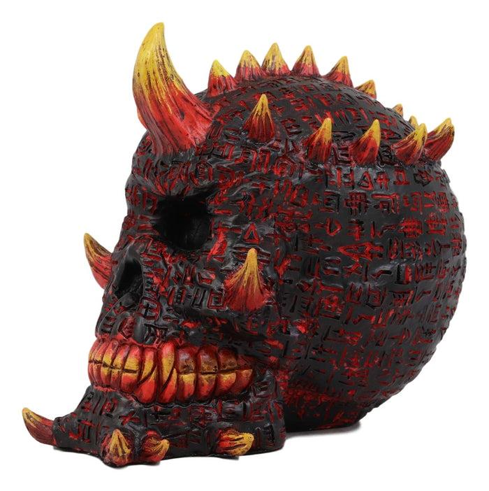 Ebros Gift Ebros Hell Inferno Fire Cyclops Skull Statue Greek One Eyed Demon With Horns Figurine