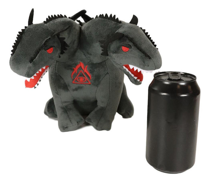 Ebros Gift Ebros Hercules Second Labor Greek Hydra 2 Headed Dragon Luxe Soft Plush Toy Doll 14"W