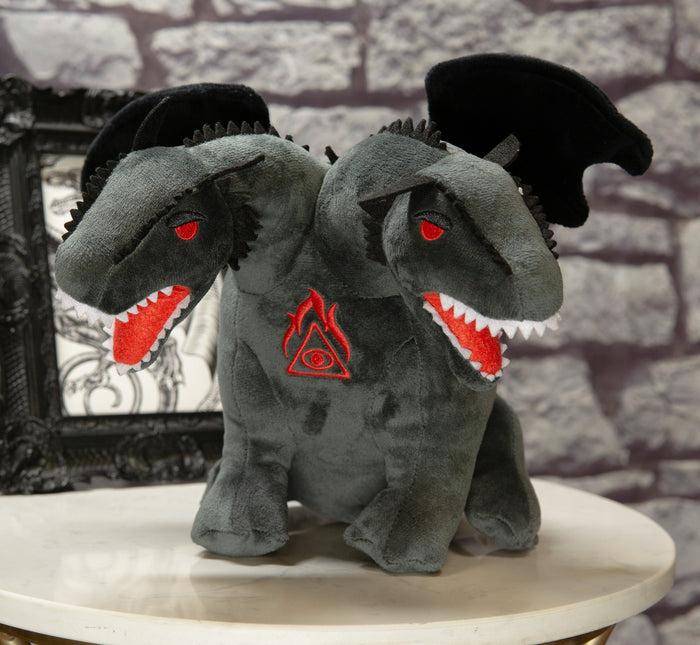 ebros gift Ebros Hercules Second Labor Greek Hydra 2 Headed Dragon Luxe Soft Plush Toy Doll 14"W