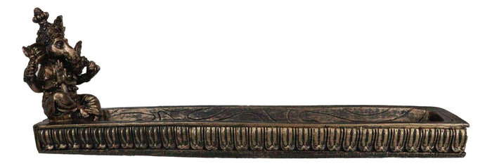 Ebros Gift Ebros Hindu God Ganesha Stick Incense Holder 10" Length Hinduism Decorative