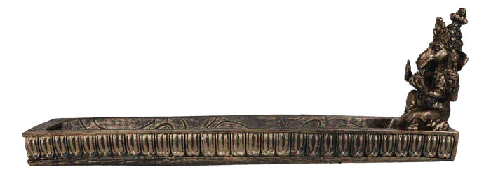 Ebros Gift Ebros Hindu God Ganesha Stick Incense Holder 10" Length Hinduism Decorative