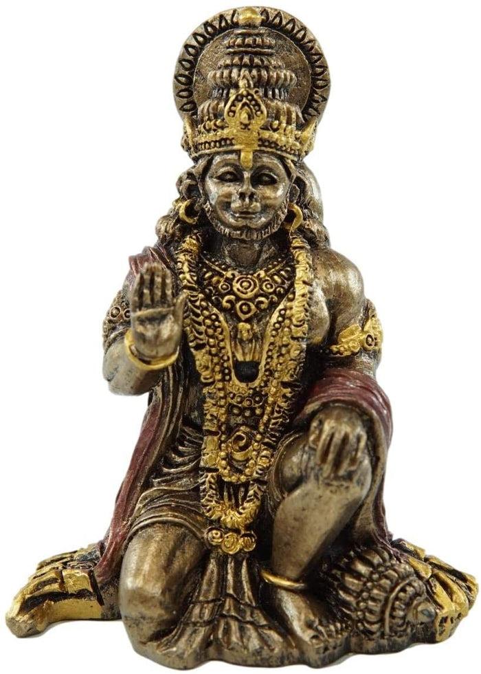 Ebros Gift Ebros Hindu Ramayana Hanuman Monkey Hindu God Shiva Incarnate Mini Figurine