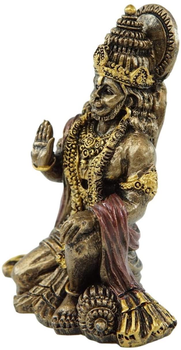 Ebros Gift Ebros Hindu Ramayana Hanuman Monkey Hindu God Shiva Incarnate Mini Figurine