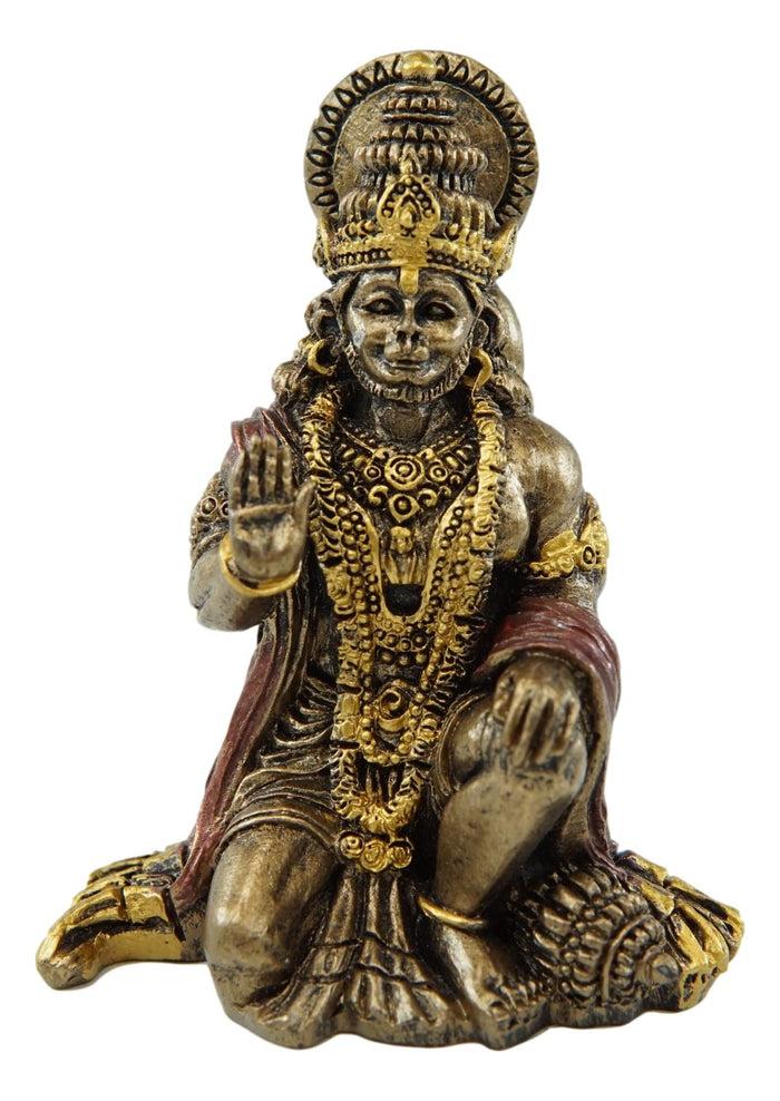 Ebros Gift Ebros Hindu Ramayana Hanuman Monkey Hindu God Shiva Incarnate Mini Figurine