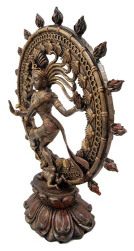 Ebros Gift Ebros Hindu Shiva Nataraja Figurine Lord Of The Dance Cosmic Dancer God Statuette 9"H