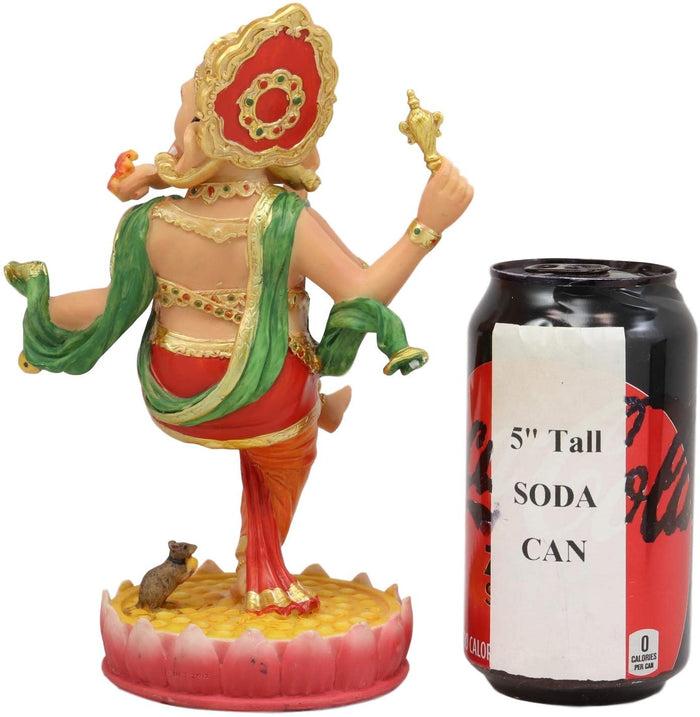 Ebros Gift Ebros Hindu Supreme God Dancing Avatar Nritya Ganesha In Yoga Pose Statue 8" H