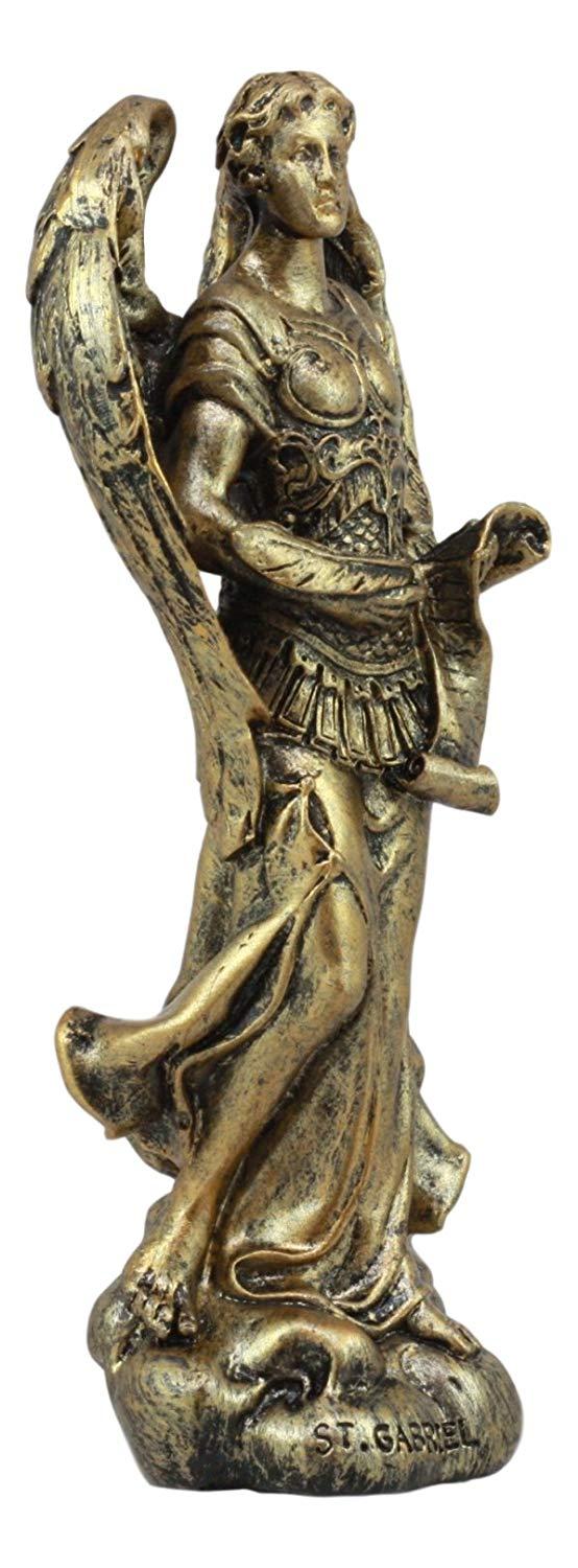 Ebros Gift Ebros Holy Archangel Saint Gabriel Patron Of Baptism Power Might Of God Figurine 5"H