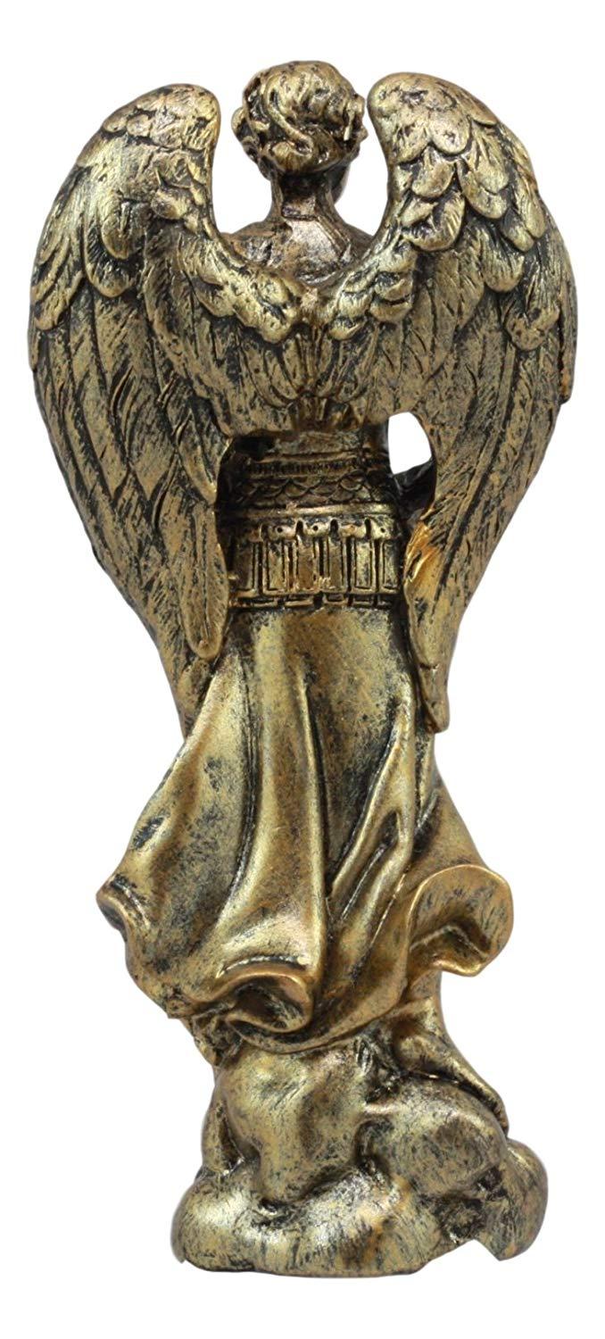 Ebros Gift Ebros Holy Archangel Saint Gabriel Patron Of Baptism Power Might Of God Figurine 5"H