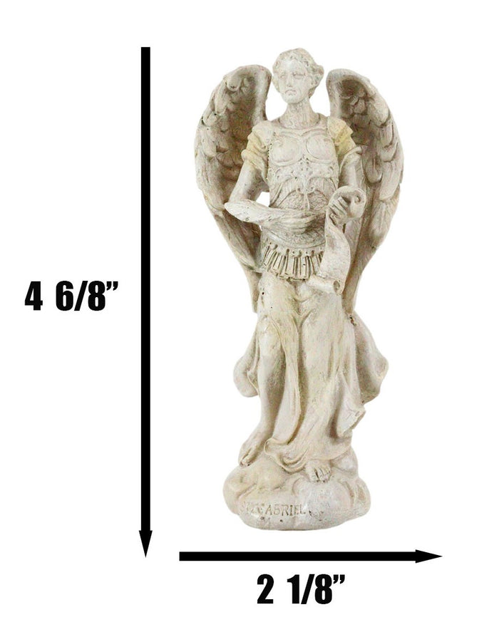 Ebros Gift Ebros Holy Archangel Saint Gabriel Statue 5"Tall Power Of God And Patron Of Baptism