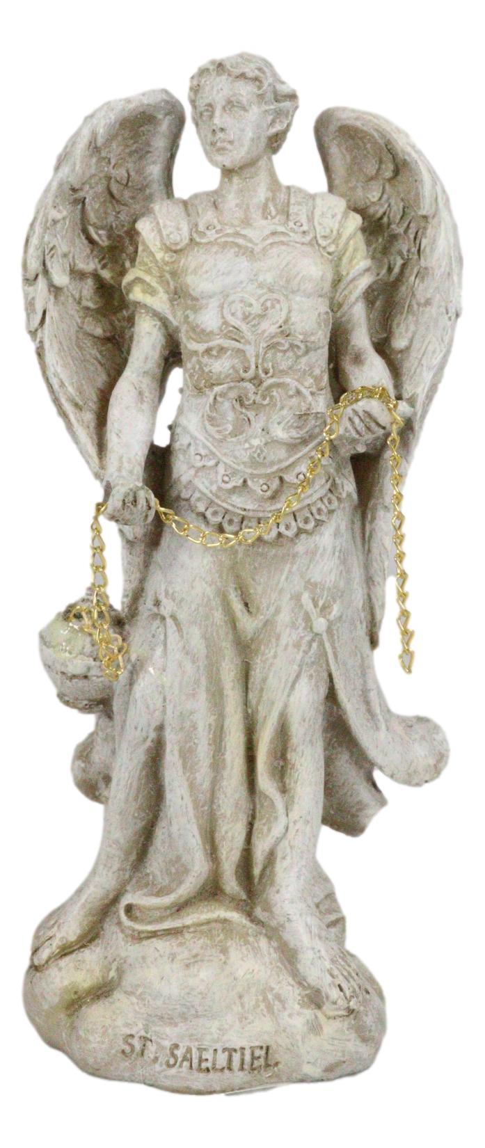 Ebros Gift Ebros Holy Archangel Saint Sealtiel Statue 5"H Prayer Of God Worship And Intercession
