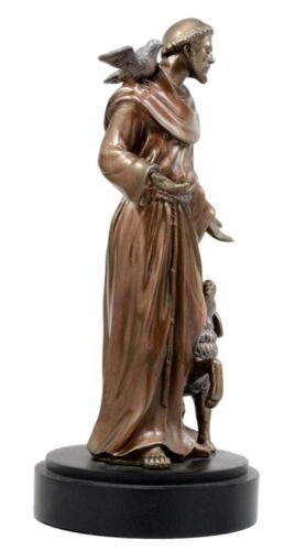 Ebros Gift Ebros Holy Catholic Saint Francis Of Assisi Figurine 7.5"H Devoted Monk Patron Of Animals & Environment