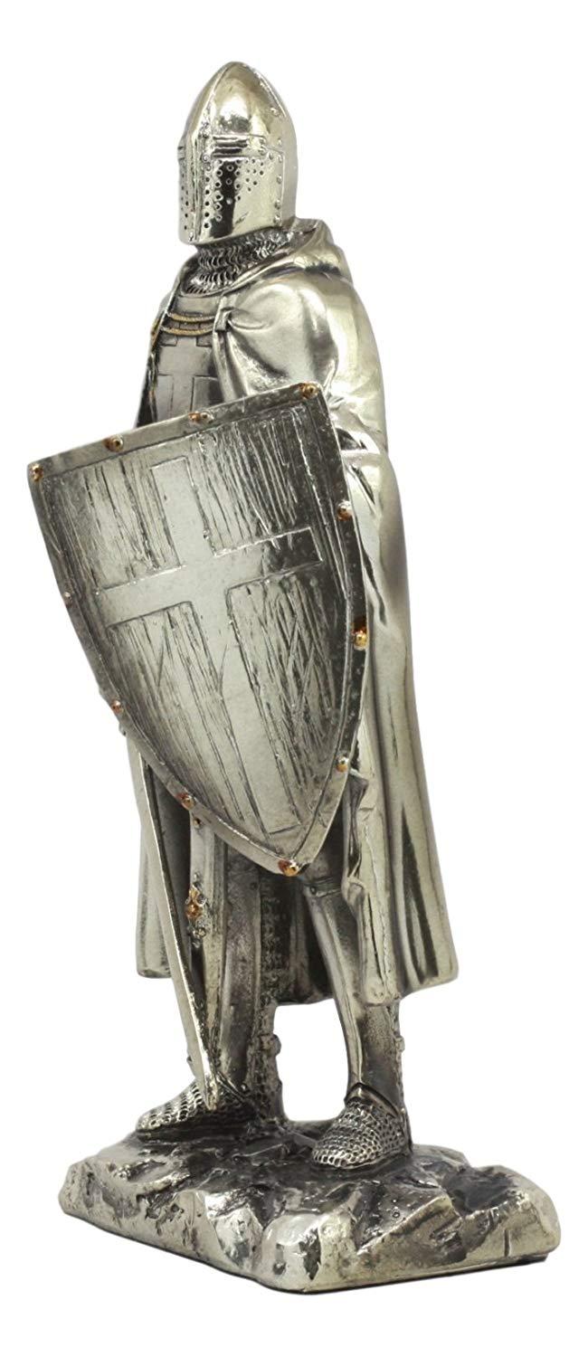 Ebros Gift Ebros Holy Roman Empire Suit Of Armor Crusader Knight With Sword And Shield Statue