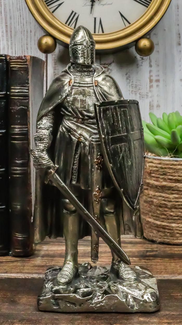 ebros gift Ebros Holy Roman Empire Suit Of Armor Crusader Knight With Sword And Shield Statue
