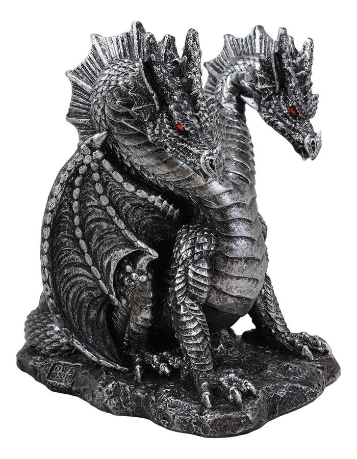 Ebros Gift Ebros Hydra Dragon Wine Bottle Holder Statue 9" Tall Fantasy Caddy Kitchen Decor