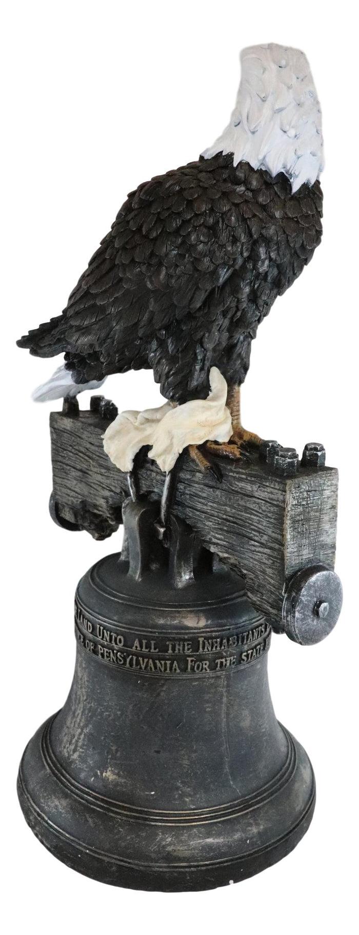 Ebros Gift Ebros Independence Day American Patriotic Glory Bald Eagle Liberty Bell Statue