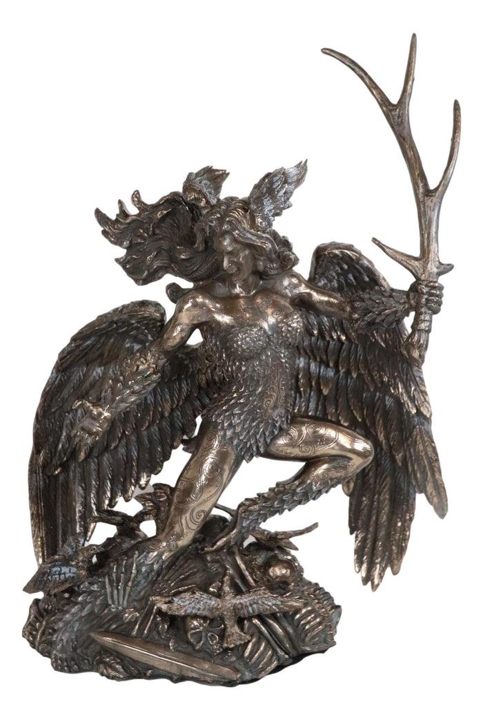 Ebros Gift Ebros Irish Celtic War Goddess Winged Morrigan Phantom Queen W/ Antler Sword Figurine