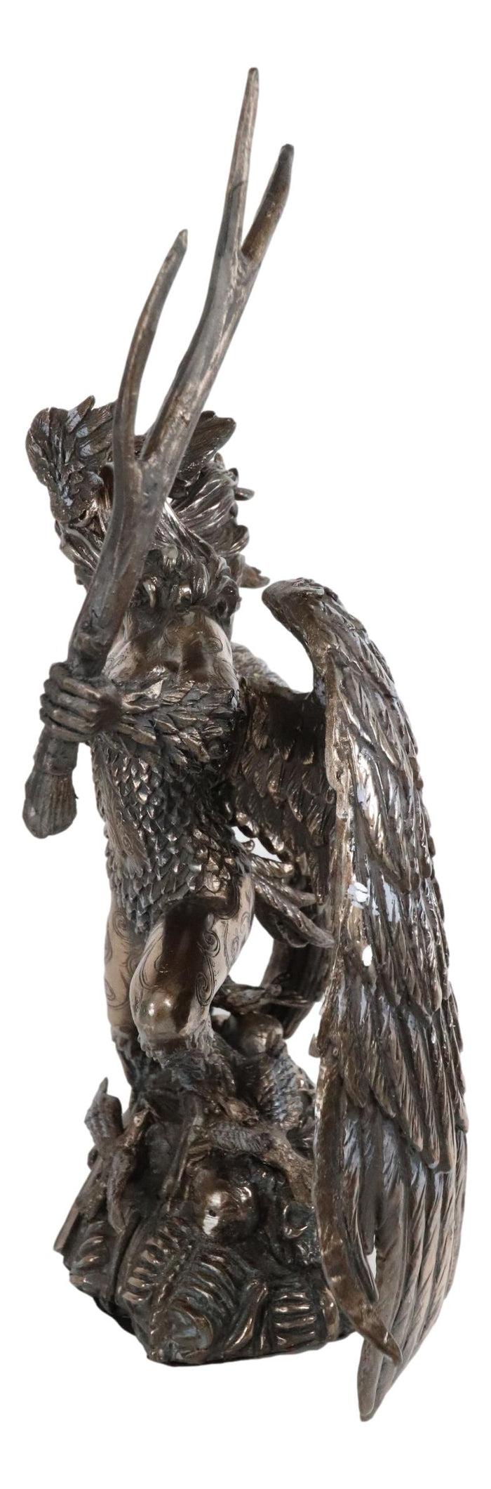 Ebros Gift Ebros Irish Celtic War Goddess Winged Morrigan Phantom Queen W/ Antler Sword Figurine