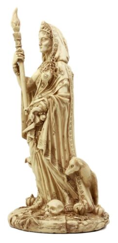 Ebros Gift Ebros Ivory Hecate Statue Greek Goddess Hekate With She-Dogs Figurine 10.75" H