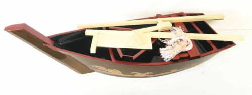 Ebros Gift Ebros Japanese Traditional Omakase Sushi Fishing Boat Large 27" Long Serving Plate