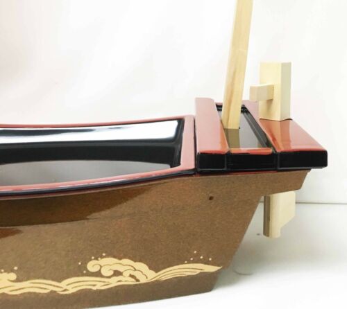Ebros Gift Ebros Japanese Traditional Omakase Sushi Fishing Boat Large 27" Long Serving Plate