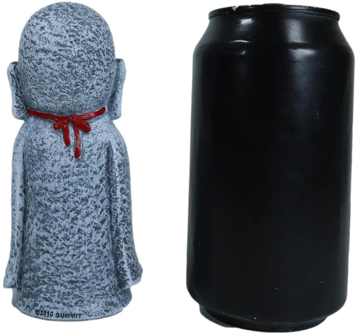 Ebros Gift Ebros Jizo With Red Bib Statue 5"Tall Ksitigarbha Bodhisattva Ojizo Sama Figurine