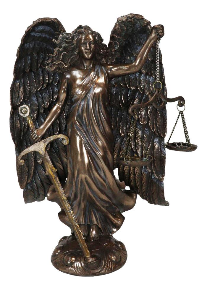 Ebros Gift Ebros Judaic Archangel Saint Raguel Statue Angel Of Justice 9.75"H Figurine