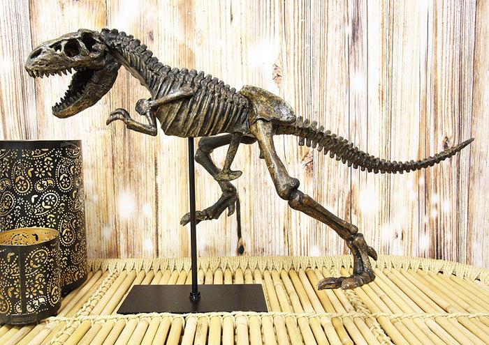 ebros gift Ebros Jurassic Dinosaur Tyrannosaurus Rex Fossil Skeleton Statue On Museum Mount 24"L