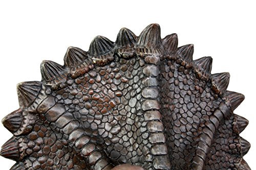 Ebros Gift Ebros Jurassic Triceratops Wall Head Large 15.25" H Hanging Wall Decor Plaque