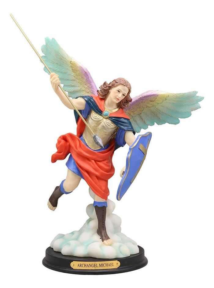 Ebros Gift Ebros Kabbalah Tree Of Life Catholic Colorful Archangels Statue Set Of 7 10"H