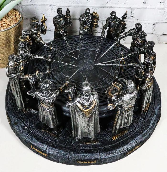 ebros gift Ebros King Arthur and The Knights of The Round Table Decorative Statue 11" Wide