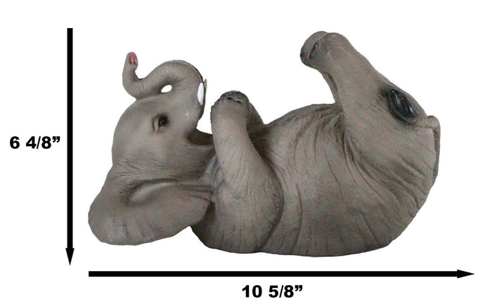 Ebros Gift Ebros Kitchen Decor Safari Savannah Elephant Pachyderm Wine Oil Bottle Holder Figurine