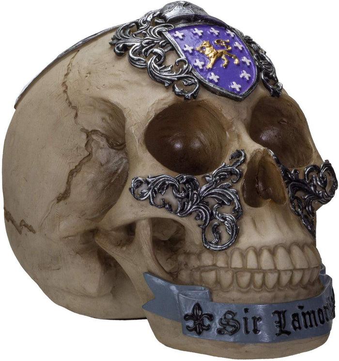 Ebros Gift Ebros Knights Of The Round Table King Arthur Skulls Sir Lamorak Skull Figurine