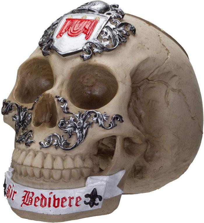 Ebros Gift Ebros Knights Of The Round Table King Arthur Skulls Sir Bedivere Skull Figurine