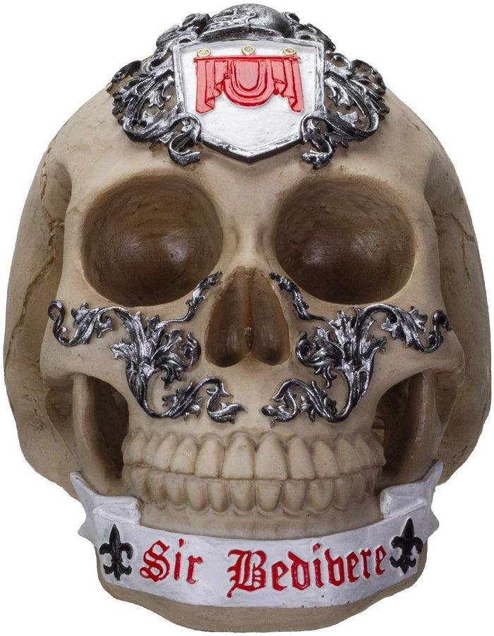 Ebros Gift Ebros Knights Of The Round Table King Arthur Skulls Sir Bedivere Skull Figurine