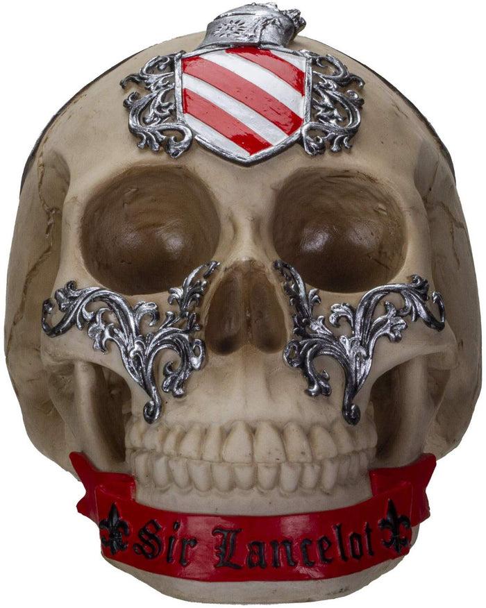 Ebros Gift Ebros Knights Of The Round Table King Arthur Skulls Sir Lancelot Skull Figurine