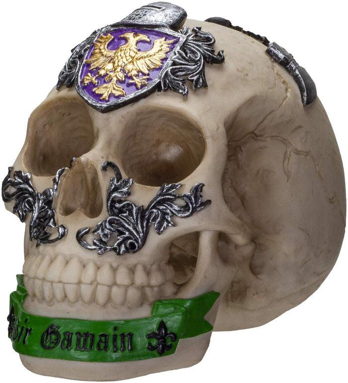 Ebros Gift Ebros Knights Of The Round Table King Arthur Skulls Sir Gawain Skull Figurine
