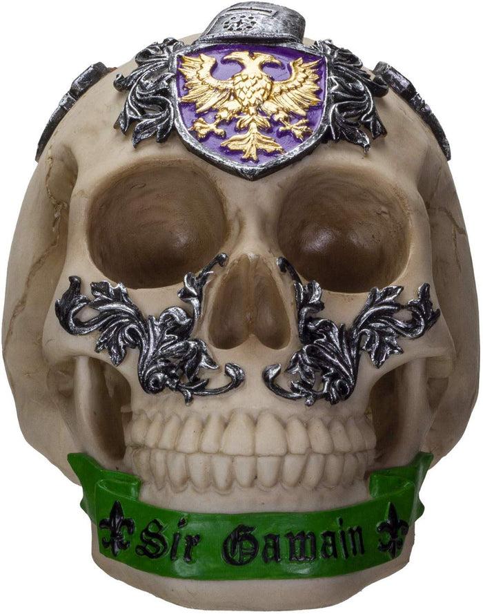 Ebros Gift Ebros Knights Of The Round Table King Arthur Skulls Sir Gawain Skull Figurine