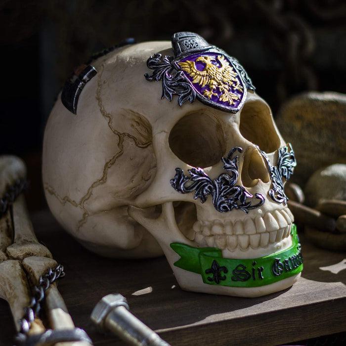 ebros gift Ebros Knights of The Round Table King Arthur Skulls Sir Gawain Skull Figurine