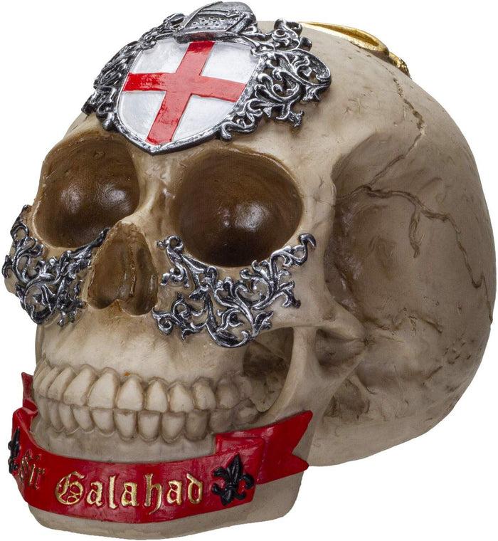 Ebros Gift Ebros Knights Of The Round Table King Arthur Skulls Sir Galahad Skull Figurine